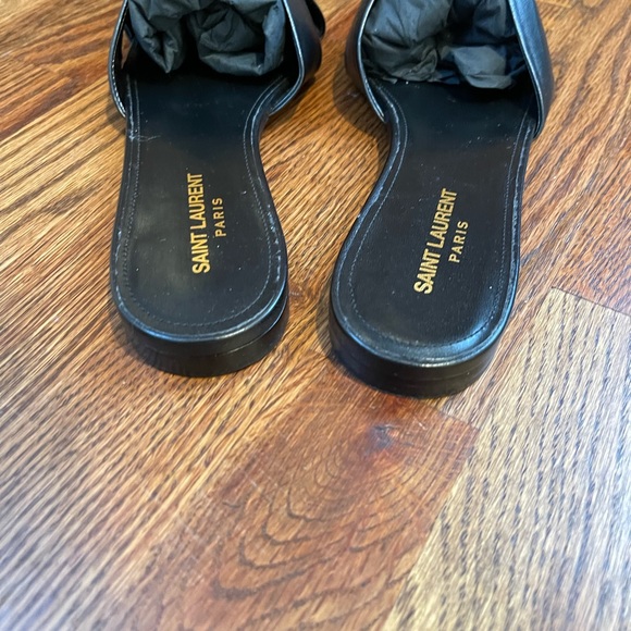 SOLD Saint Laurent Power Knot Slides 41.5 - Picture 4 of 11